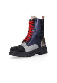 Biker in pelle con tacco 5 cm