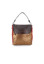 Borsa a spalla in pelle patchwork Country Bag