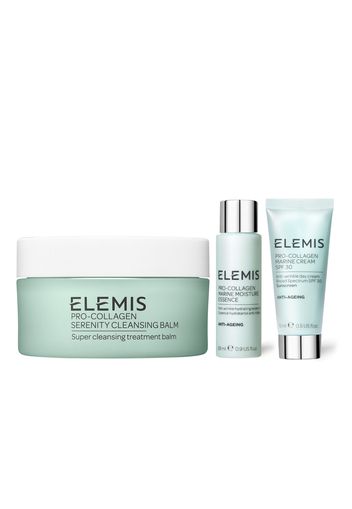 Kit Pro-Collagen: balsamo detergente + essenza + crema SPF30