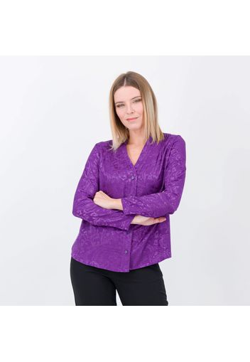 Camicia in raso jacquard