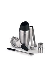 Set da cocktali: shaker, filtro, mescolatore, pinza e misurino