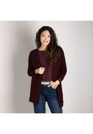 Cardigan lungo senza allacciatura