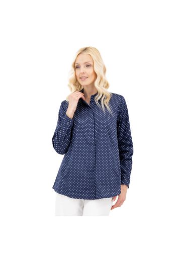 Camicia lunga in cotone stretch