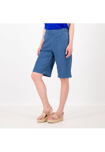 Pantaloni bermuda in chambray di lyocell