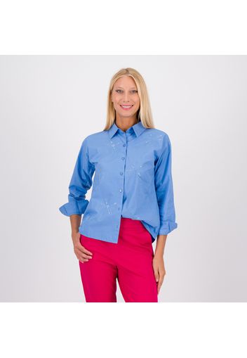 Isaac Mizrahi Live! Camicia in 100% cotone tinta unita