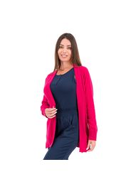 Cardigan misto cotone a maniche lunghe