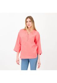 Blusa in tela di cotone con bottoni