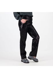 Pantaloni ampi in paillettes