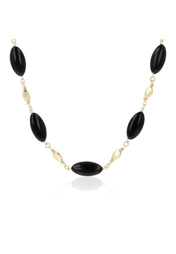 Collana in argento 925 con onici