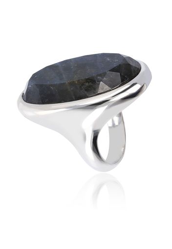 Anello argento 925 con labradorite 21.5ct