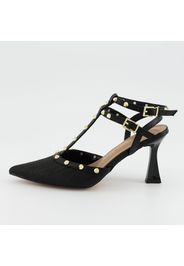 Kharisma Décolleté a T con borchie e tacco 8 cm