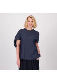 Blusa asimmetrica con manica corta