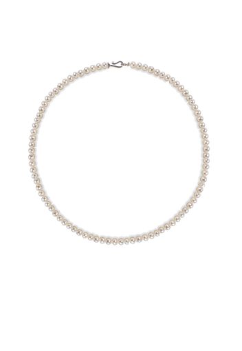 Collana in oro bianco 750 con perle coltivate