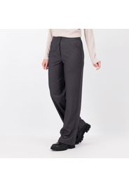 Pantaloni dritti in twill con bottoni decorativi