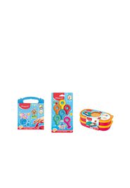 Kit cancelleria Baby: pastelli a cera, colori a dita, snack box