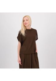 Blusa in viscosa con manica corta