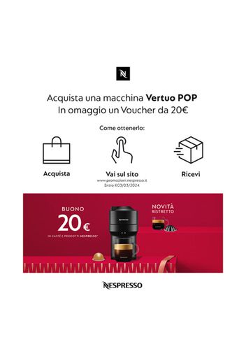 NespressoVertuo Pop macchinada caffè