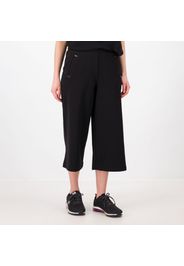 Pantaloni cropped in scuba crêpe stretch