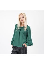 Blusa in raso con manica ampia