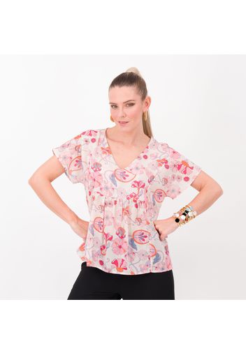 Blusa a fiori