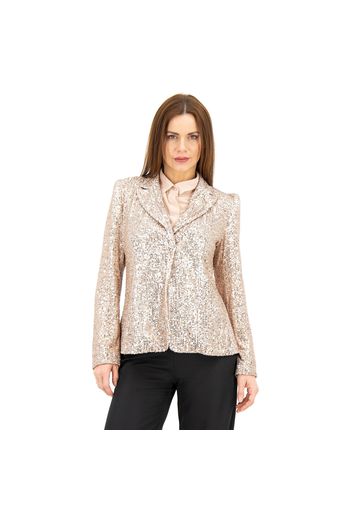 Blazer in paillettes manica lunga