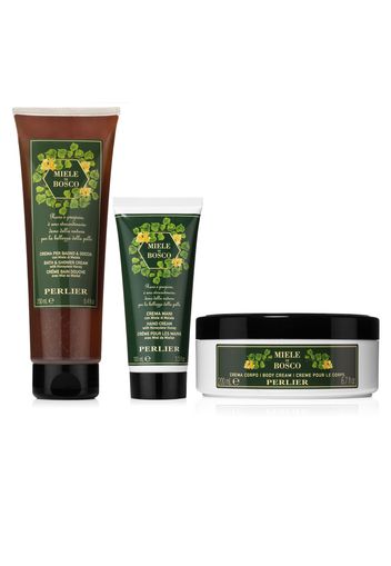 Kit Miele di Bosco: crema corpo + crema mani + crema doccia