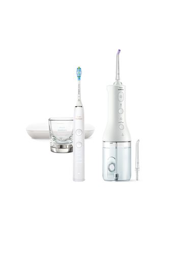 Spazzolino DiamondClean 9000 e idropulsore Power Flosser