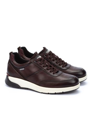 Sneakers da uomo in pelle con suola 3,5 cm