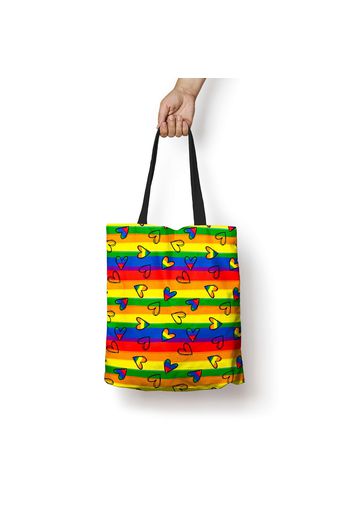 Arcobaleno Shopper 100% cotone Panama