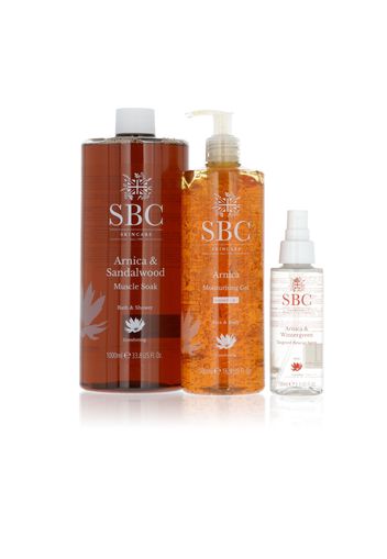 Arnica Collection: bagnoschiuma + gel idratante + spray corpo