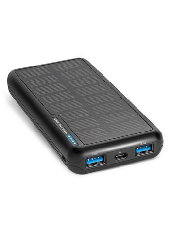 Power Bank 10.000 mAh con pannello solare