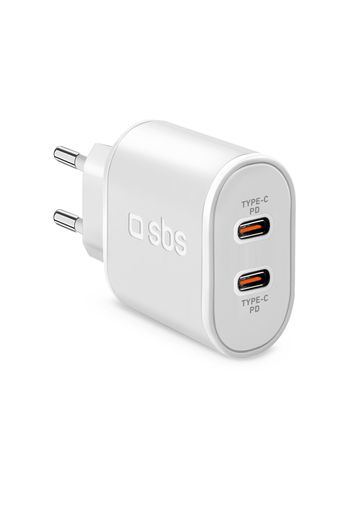 Caricatore Power Delivery con 2 porte USB-C