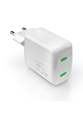 Caricabatterie da parete Power Delivery con 2 porte USB-C