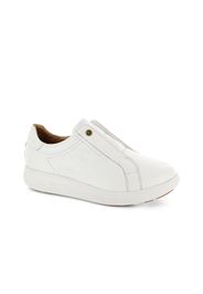 Slip on in pelle con zip e soletta Memory Foam