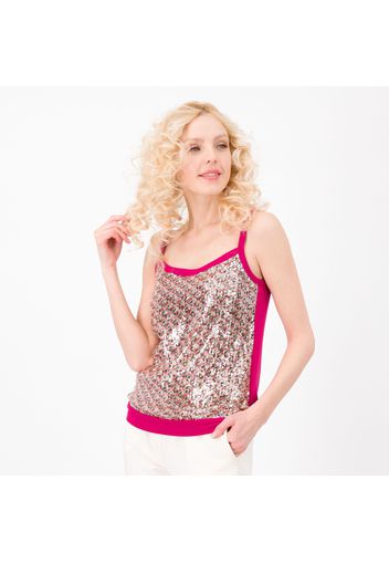 Top con paillettes fantasia