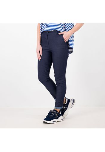 Pantaloni effetto denim in tessuto stretch