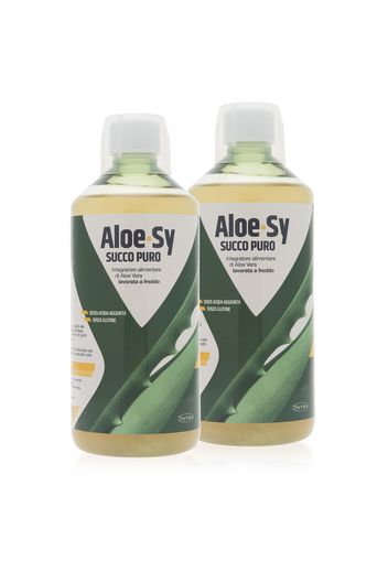 Aloe Sy integratore alimentare succo di aloe vera (2 x 1000ml)