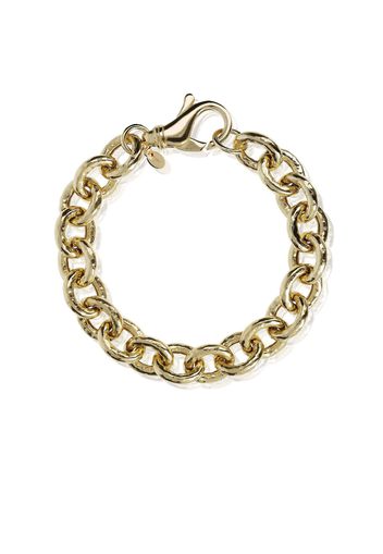 Bracciale maglia rolò in argento 925 placcato oro