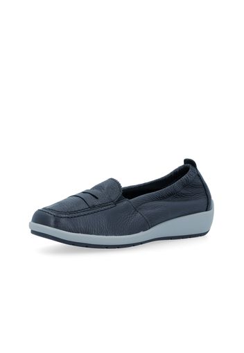 Mocassino in pelle con soletta air-cushioned