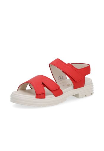 Sandali in pelle fasce regolabili con velcro