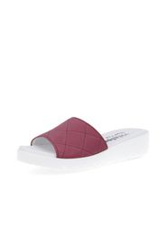 Slip on in pelle con inserto elastico