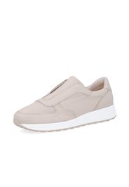 Slip on in pelle con inserto elastico