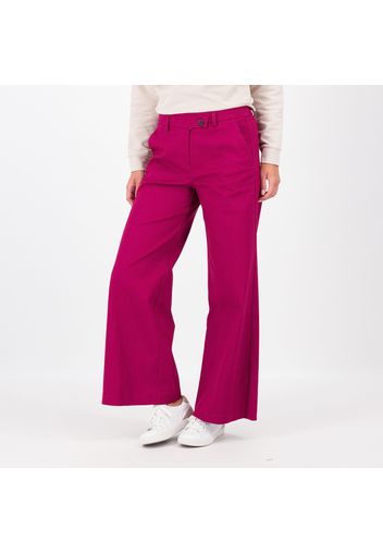 Pantaloni ampi in cotone diamantato