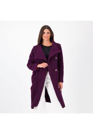 Cappotto asimmetrico con lana cotta