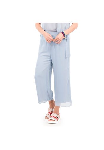 Pantaloni ampi in georgette