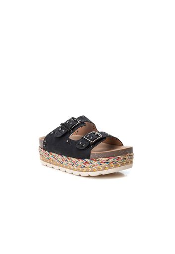 Sabot flatform con zeppa in corda