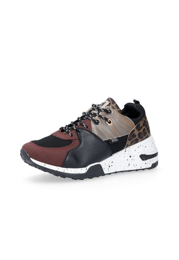 Sneaker con motivo animalier