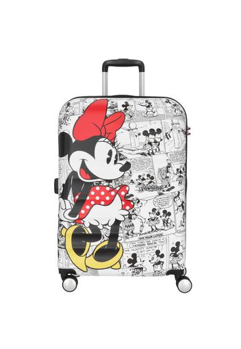 Wavebreaker disney valigia 4 ruote 67 cm minnie-comics-white