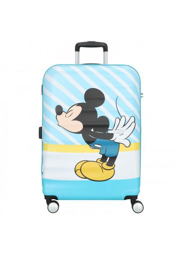 Wavebreaker disney valigia 4 ruote 67 cm mickey blue kiss