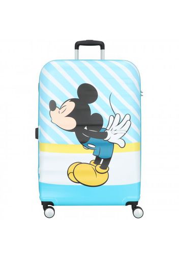 Wavebreaker disney valigia 4 ruote 77 cm mickey blue kiss